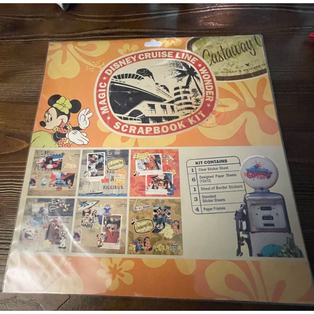 Vintage Disney Cruise Line DCL Scrapbooking Kits 12x12 Lot Of 3 2005, 2007, 2008 - Picture 6 of 7